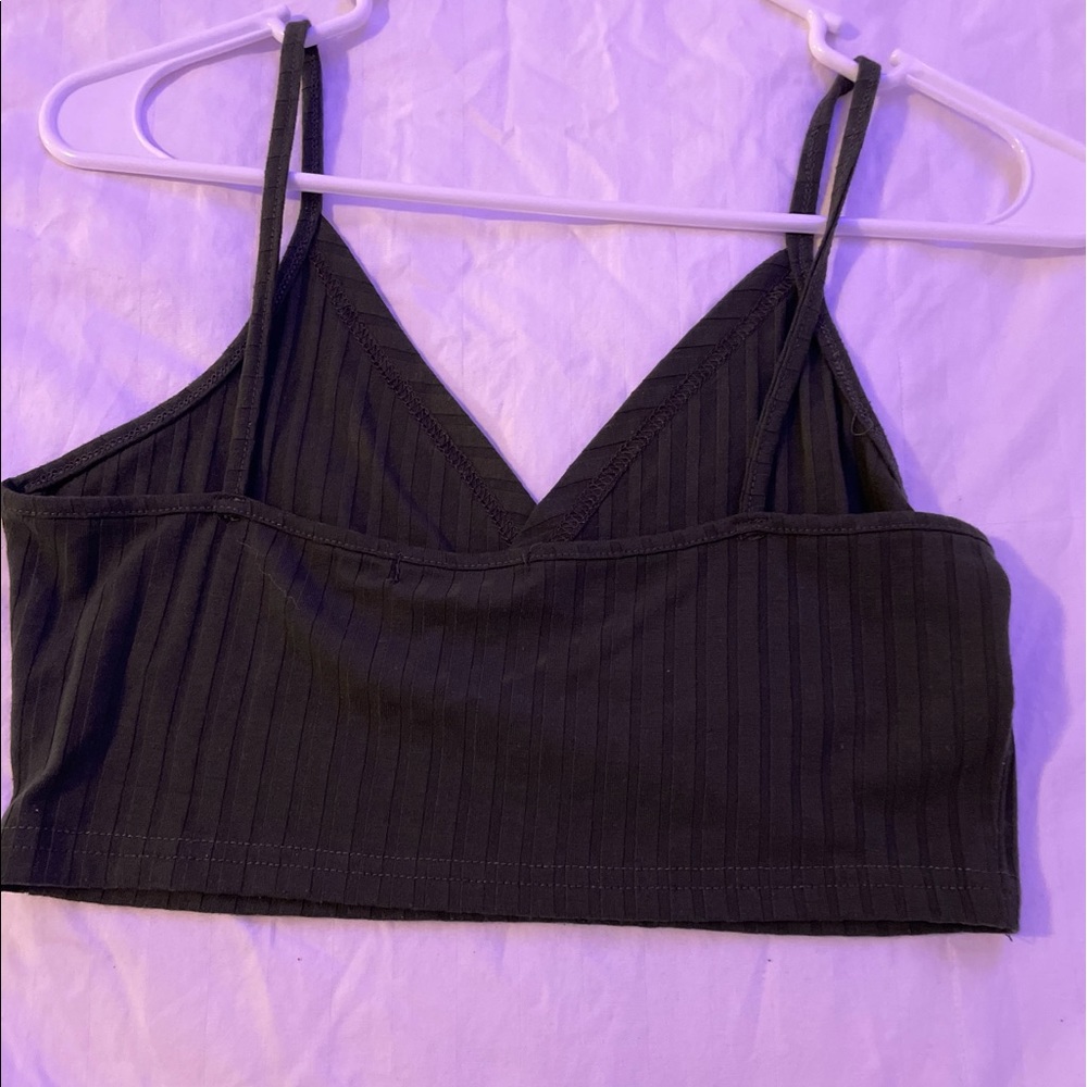 Green Crop Top